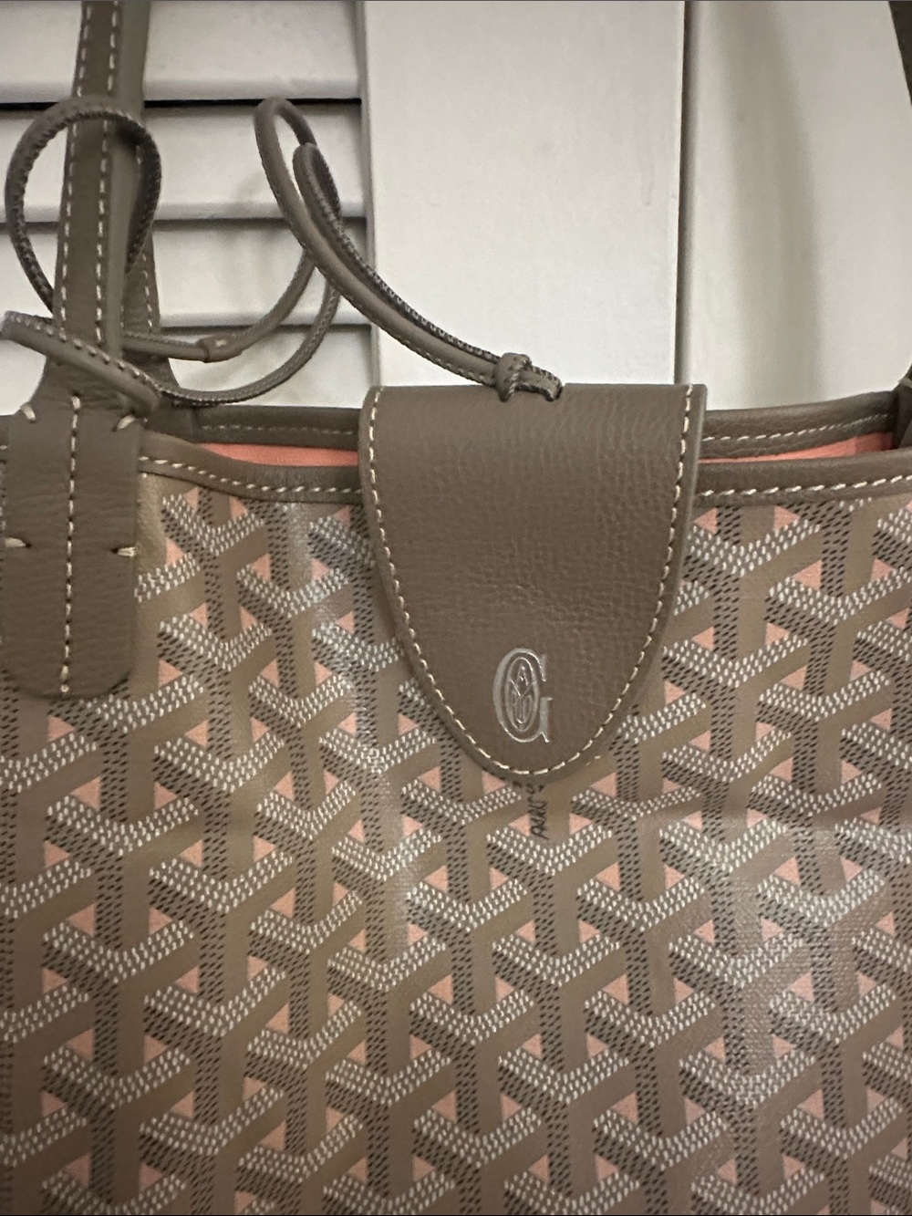 Louis GM like Tote-Beige with Pink Large - Picture 2 of 5